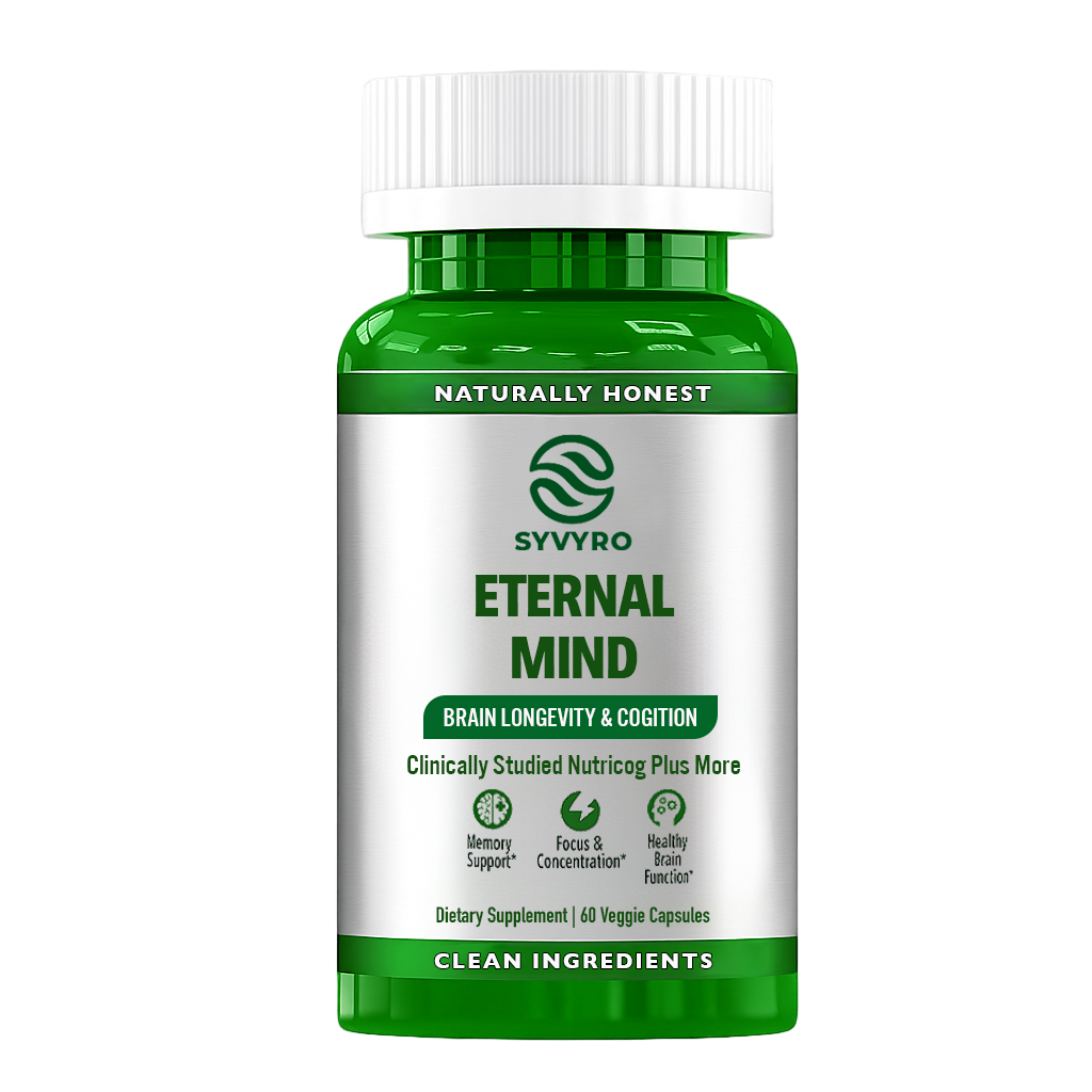 SYVYRO ETERNAL MIND® BRAIN HEALTH SUPPLEMENT FOR LONGEVITY AND COGNITION