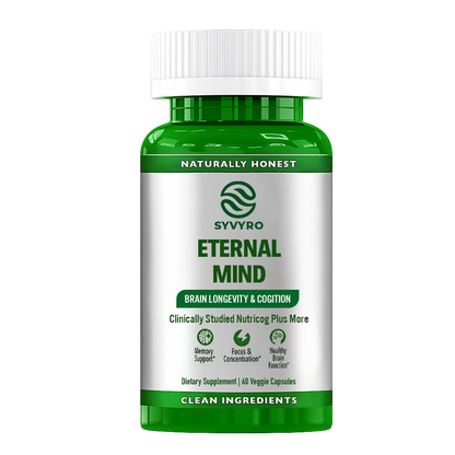 SYVYRO ETERNAL MIND® BRAIN HEALTH SUPPLEMENT FOR LONGEVITY AND COGNITION