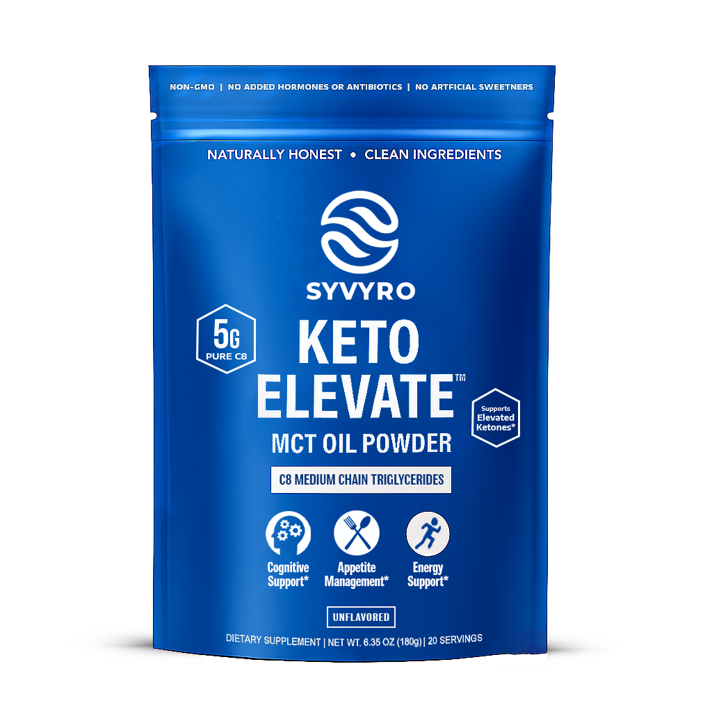 SYVYRO KETO ELEVATE™ C8 MCT OIL POWDER (3 Delicious Flavors)
