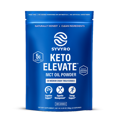 SYVYRO KETO ELEVATE™ C8 MCT OIL POWDER (3 Delicious Flavors)