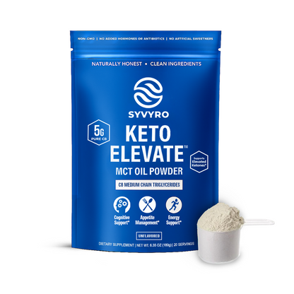 SYVYRO KETO ELEVATE™ C8 MCT OIL POWDER (3 Delicious Flavors)