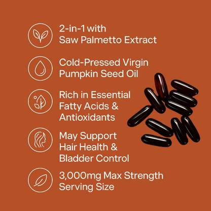 Zovost Pumpkin Seed Oil Softgels
